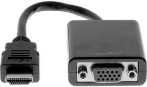6FT HDMI TO VGA ADAPTER M/F BLK