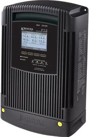 BLUE SEA 7532 P12 GEN 2 BATTERY CHARGER 40 AMP 3 BANK