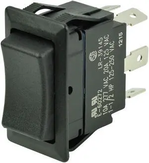 BEP DPDT Rocker Switch - 12V/24V - (ON)/OFF/(ON)