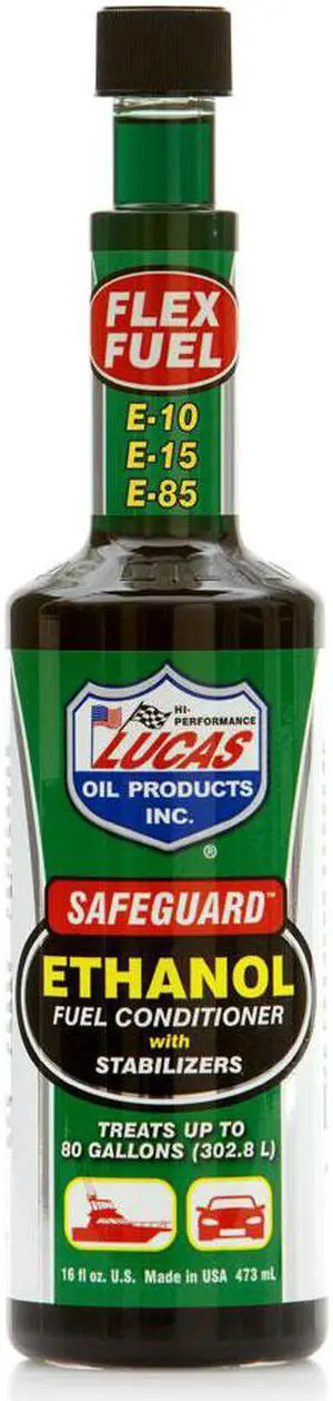 LUCAS OIL 10576 LUCAS OIL 10576 SAFEGUARD ETHANOL FUEL CONDITIONER 16 OUNCE