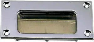 PERKO FLUSH PULL - CP ZINC 3-11/16" X 1-11/16" 1110DP0CHR