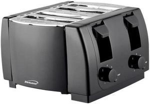 Brentwood TS-285 Cool Touch 4-Slice Toaster (Black)