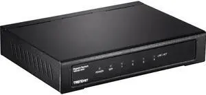 TRENDNET INC TEG-S51SFP REAR PORT 4-PORT GIGABIT SWITCH WITH SFP SLOT (METAL),LIMITED LIFETIME WARRANTY