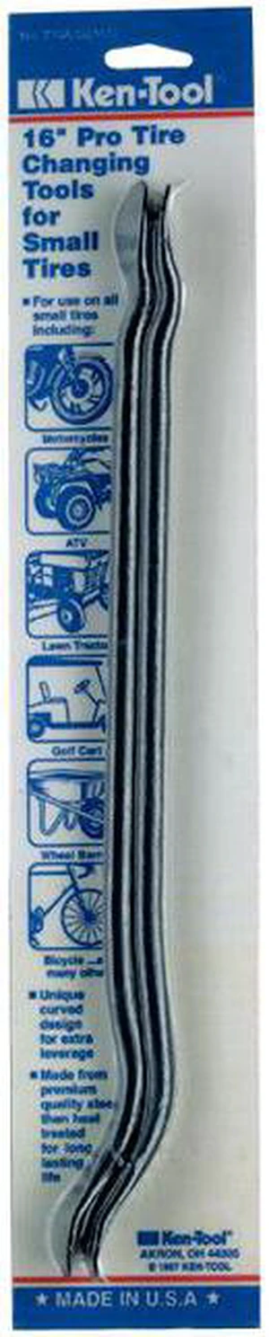 KEN-TOOL 32110 Tire Iron,9 In,7/16 In Stk,Stl,PK2 KEN-TOOL 32110 Tire Iron,9 In,7/16 In Stk,Stl,PK2