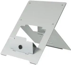 R-GO Flexible & Height Adjustable Laptop Riser Stand - Silver