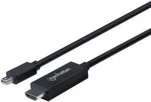 Manhattan 153287 4K @ 60 Hz Mini DisplayPort to HDMI Cable (6-Foot) Manhattan 153287 4K @ 60 Hz Mini DisplayPort to HDMI Cable (6-Foot)