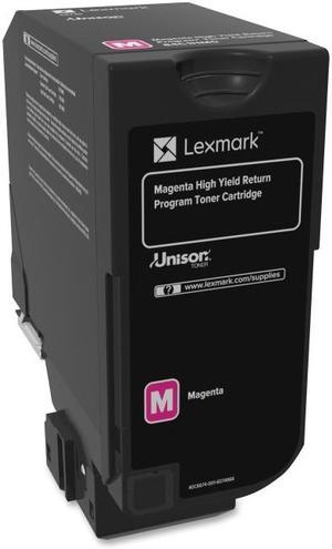 Lexmark - 84C1HM0 - Lexmark Unison Original Toner Cartridge - Laser - High Yield - 16000 Pages - Magenta - 1 Each