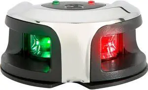 Attwood LightArmor Bow Mount Navigation Light - Stainless Steel - Bi-Color - 2NM