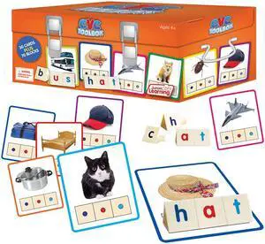 Junior Learning CVC Toolbox Educational Action Games for Grades 1-3 (JRL167) Junior Learning CVC Toolbox Educational Action Games for Grades 1-3 (JRL167)