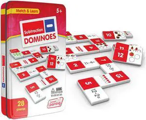 JUNIOR LEARNING SUBTRACTION DOMINOES
