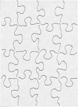 Compoz-A-Puzzle, 5 1/2 x 8 Rectangle, 28 pieces - HYG96223