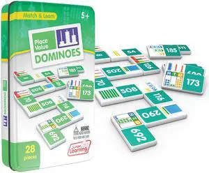 JUNIOR LEARNING (2 EA) PLACE VALUE DOMINOES JUNIOR LEARNING (2 EA) PLACE VALUE DOMINOES