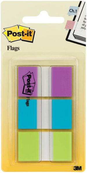 3M Company MMM680PBG Flags 60 Total .945X1.7 6 Packs-Inr