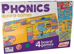 JUNIOR LEARNING PHONICS BOARD GAMES JUNIOR LEARNING PHONICS BOARD GAMES