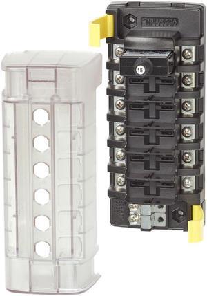 Blue Sea 5050 ST CLB Circuit Breaker Block - 6 Position
