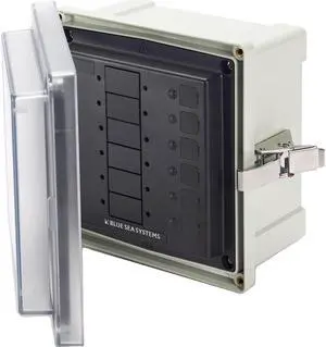 Blue Sea 3113 SMS Surface Mount System Panel Enclosure - 6 Circuit Blank [3113]