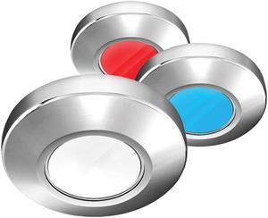 i2Systems Profile P1120 Tri-Light Surface Light - Red, White & Blue - Brushed Nickel Finish