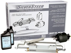 Uflex Usa SILVERSTEER2TB Uflex Silversteer Universal Front Mount Outboard Hydraulic Tilt Steering System - 1500psi V2 Uflex Usa SILVERSTEER2TB Uflex Silversteer Universal Front Mount Outboard Hydraulic Tilt Steering System - 1500psi V2