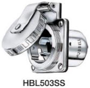 HBL503SS Hubbell HBL503SS Inlet Round 50A 125V