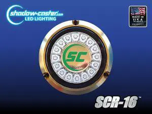 SHADOW CASTER SCR-16-UB-BZ-10 SHADOW CASTER SCR16 UNDERWATER LED LIGHT ULTRA BLUE