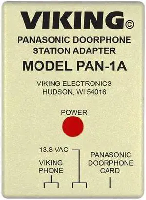 VIKING PAN-1A PANASONIC DOORPHONE INTERFACE