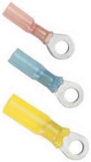 Ancor 12-10 Gauge - 5/16" Heat Shrink Ring Terminal - 100-Pack [312599]