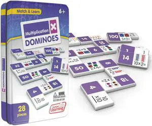 junior learning multiplication dominoes educational action games