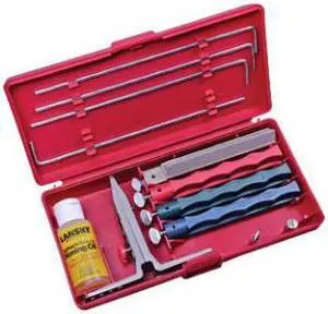 LANSKY LKUNV LANSKY UNIVERSAL CONTROLLED-ANGLE KNIFE SHARPENING SYSTEM