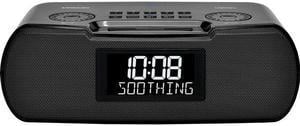 Sangean RCR30 Bluetooth AMFM Alarm Clock Radio with Sound Soother Black