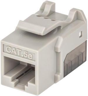 Intellinet Network Solutions 772266 FastPunch CAT-5E UTP Keystone Jack (Gray)