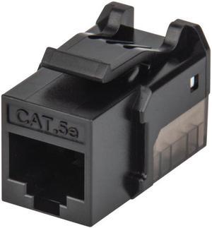 Intellinet Network Solutions 771993 FastPunch CAT-5E UTP Keystone Jack (Black)