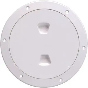 Beckson DP60W 6 White Screw-In Dp-Smooth-