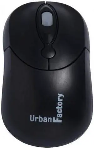 URBAN FACTORY BCM01UF BLACK MOUSE USB WIRED