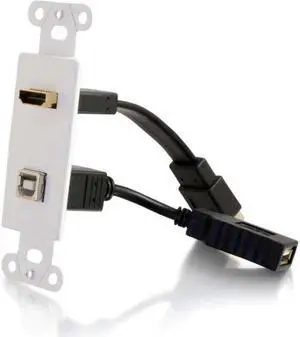 DECORA WALL PLATE HDMI/USB