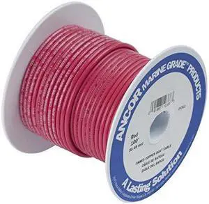 ANCOR WIRE, 500' #14 TINNED COPPER, RED