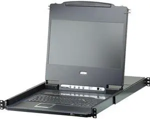 ATEN TECHNOLOGIES CL6708MW 8PORT 17WIDE SCREEN LCD KVM