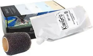 KiwiGrip 1 Liter Pouch - Grey w/4" Roller