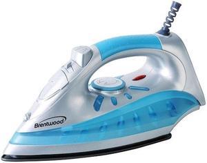 Brentwood Nonstick Steam/dry; Spray Iron With Silver Finish BTWMPI60