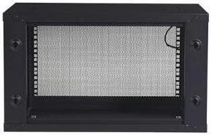 APC by Schneider Electric NetShelter WX 6U Wall Mount Cabinet - For Server, LAN Switch - 6U Rack Height x 19" Rack Width x 12.95" Rack Depth-Wall Mountable-Black - 200.42 lb Static/Stationary Weight