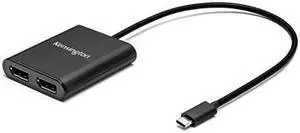 Kensington Usb-C To Dual Displayport 1.2 Video Adapter