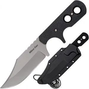 COLD STEEL 49HCF COLD STEEL MINI TAC BOWIE FIXED 3.63 INCH BLADE G-10 HANDLE
