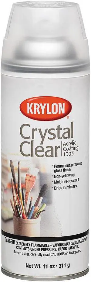 Crystal Clear Acrylic Coating Aerosol Spray-11 Ounces