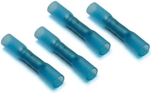 Heat Shrink Butt Connectors 14/16ga;50/bag;blue Heat Shrink Butt Connectors 14/16ga;50/bag;blue