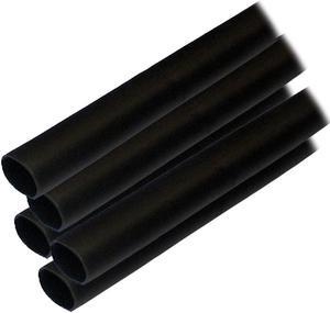 ANCOR 305124 Ancor Adhesive Lined Heat Shrink Tubing (ALT) - 1/2" x 12" - 5-Pack - Black 305124