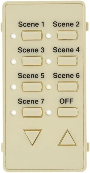 Leviton DCKS7-A Almond Color Change Kit for Mural Scene Controller with Text Leviton DCKS7-A Almond Color Change Kit for Mural Scene Controller with Text