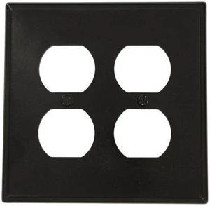 Leviton 80516 Brown Midway Two Gang Duplex Receptacle Wall Plate Leviton 80516 Brown Midway Two Gang Duplex Receptacle Wall Plate
