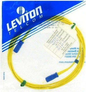 Leviton 2M Fiber Optic Patch Cable Cord SM SC UPC Leviton 2M Fiber Optic Patch Cable Cord SM SC UPC