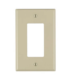 Leviton PJ26-I Ivory Midway Nylon Single Gang Decora Wall Plate Leviton PJ26-I Ivory Midway Nylon Single Gang Decora Wall Plate