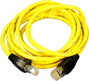 Leviton Yellow Cat 5e 7 ft Ethernet Patch Cord Network Cable Booted 5G455-7YW