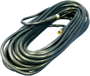 Leviton Black 50' Coaxial Video Cable w/ GOLD PLUG Ends F-Type RG59 C5851-50G Leviton Black 50' Coaxial Video Cable w/ GOLD PLUG Ends F-Type RG59 C5851-50G
